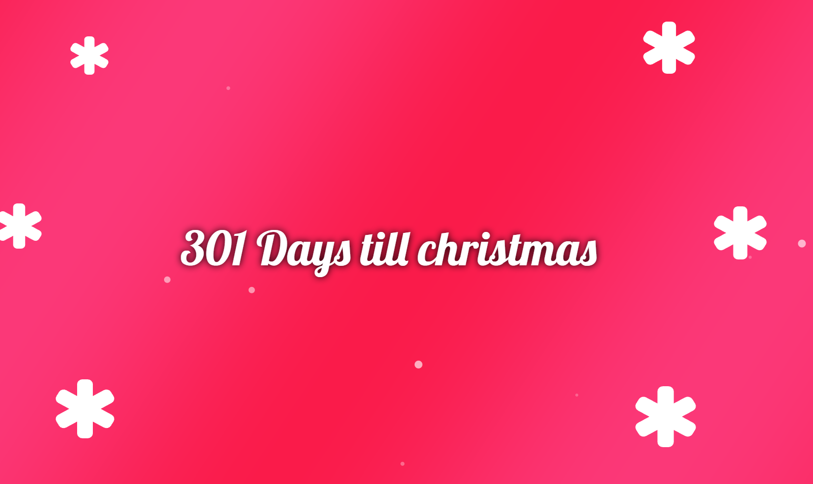 XMAS Counter